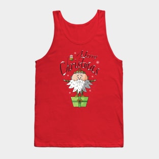 Kawaii cute Santa Tank Top